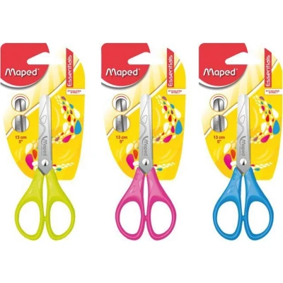 Afbeelding van Maped Kinderschaartjes Assorti Rood, Groen, Blauw scharen