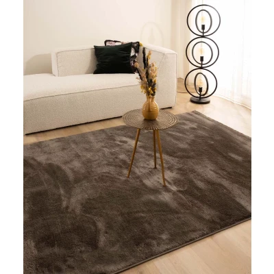 Afbeelding van Velours Tapijt/Vloerkleed Flair Taupe 300x400 Cm