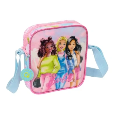 Afbeelding van Schoudertas Barbie Painterly Roze Hemelsblauw 16 x 18 4 cm