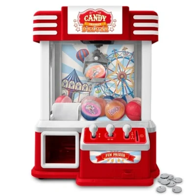 Afbeelding van Candy Grabber Deluxe Snoep Grijp Automaat Grijpmachine dispenser voor kinderen 1.5kg