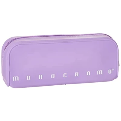 Afbeelding van Pigna Monochrome etui in siliconenzak, pastelpaars