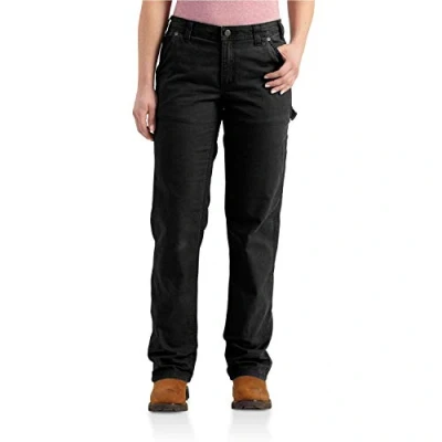 Afbeelding van Carhartt Original Fit Crawford Pant Werkbroek, zwart, W10/Reg dames, zwart.