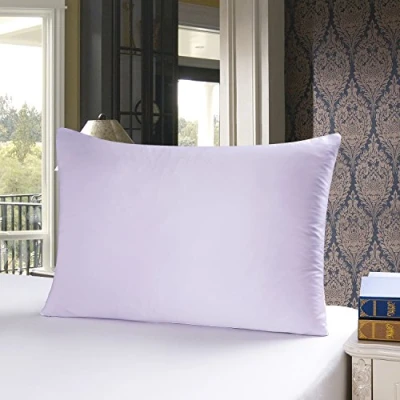 Afbeelding van townssilk Beide Zijkant 100% 19mm Zijden Kussensloop 50x70cm Maat Cover met Verborgen Rits lavendel