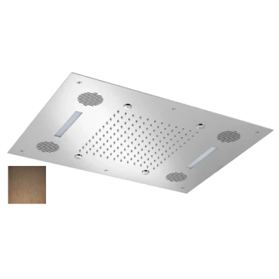 Afbeelding van SB Sound Colour Regendouche inbouw met geluid PVD koper 1208955391