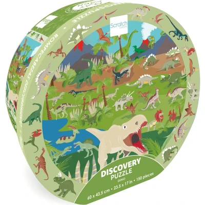 Afbeelding van Scratch europe zoekpuzzel dino&#039;s 150st