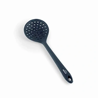 Afbeelding van Lacor 64467 Siliconen keukenschuimspaan, ergonomische handgreep, anti aanbaklaag, bestand tegen hoge temperaturen, vaatwasmachinebestendig, lengte 29 cm