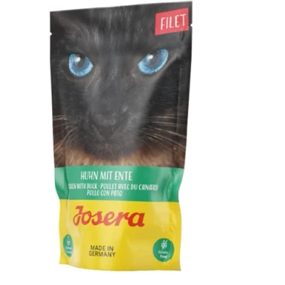 Afbeelding van 16x70g Kip met Zalm Josera Filet Kattenvoer nat