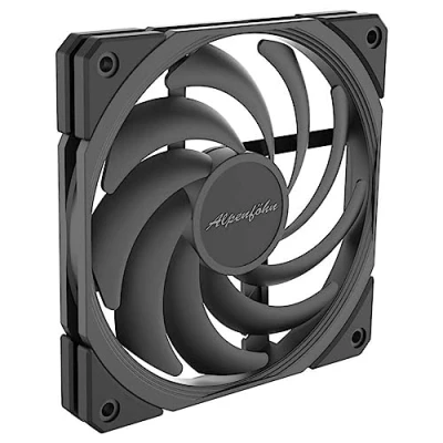 Afbeelding van Alpenföhn 120 Jetstream Slim PC ventilator Zwart (b x h d) 16 mm