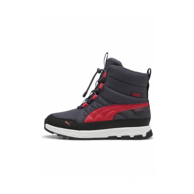 Afbeelding van Puma Evolve Puretex JR Unisex Snowboots voor kinderen, Maat: 37.5, Galactic gray tart cherry black Kunststof/ textiel
