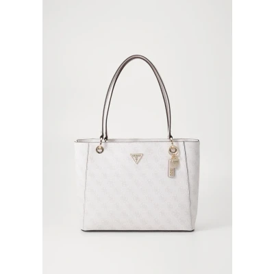 Afbeelding van GUESS Schoudertas Shopper Noelle II Tote White Logo Wit
