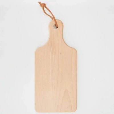 Afbeelding van HOCHO Heiwa Snijplank Beukenhout 260x120x15mm Handvat &amp; Ophangkoord