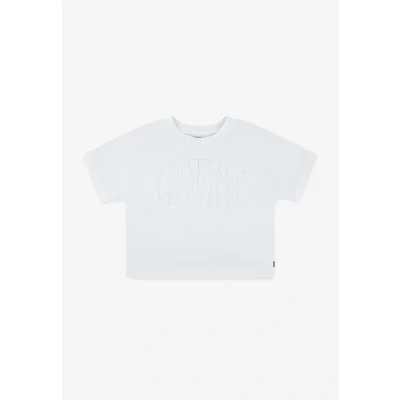 Afbeelding van Levi&#039;s Dolman MEET AND Greet Tshirt print voor kinderen, Maat: 158, blanc de