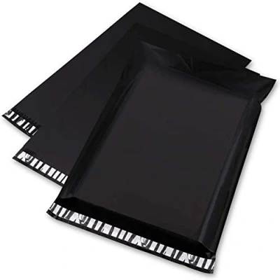 Afbeelding van Switory 100st 30.5cmx39.5cm poly verzendzakken, verzendmailers verzendenveloppen postzakken voor verzendverpakking zwart