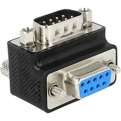 Afbeelding van Delock Serieel Adapter [1x D sub stekker 9 polig 1x bus polig] Zwart