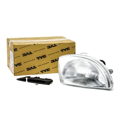 Afbeelding van TYC 20 5735 08 2 Koplampen rechts H4 voor rechtsrijdend verkeer Zonder elektro motor, Met toebehoren FIAT: Seicento / 600 Hatchback