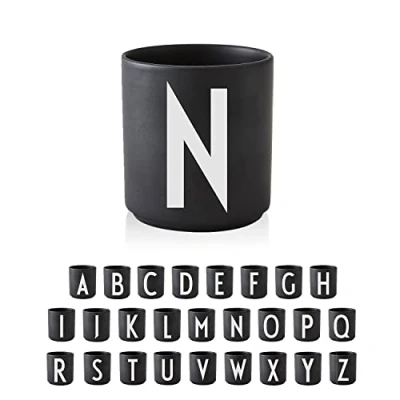 Afbeelding van Design Letters Beker Zwart N