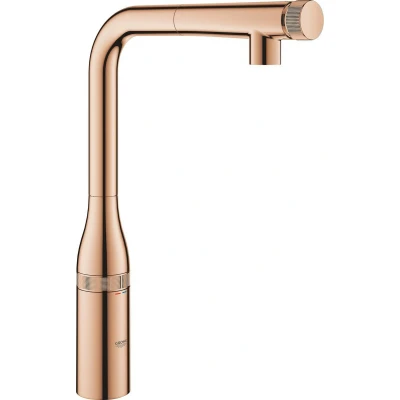 Afbeelding van GROHE Essence Smartcontrol Keukenkraan uittrekbare sproeikop 360 graden draaibaar warm sunset (brons) 31615DA0