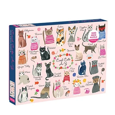 Afbeelding van Cool Cats A Z 1000 Piece Puzzle
