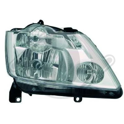 Afbeelding van DIEDERICHS 4405080 Koplampen rechts H7, H7/H1, H1 RENAULT: Modus / Grand