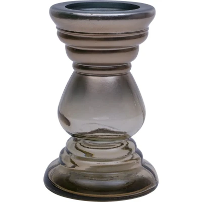 Afbeelding van Kandelaar Diego gerecycled glas goud d12,5x19,5cm