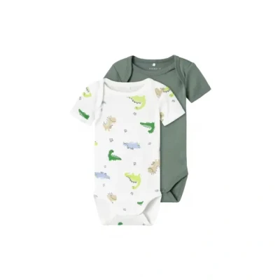 Afbeelding van Name it 2ER PACK Body voor kinderen, Maat: 80, Laurel wreath