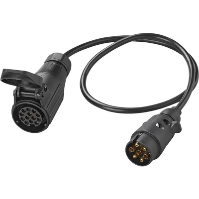 Afbeelding van Pro Plus Verloopkabel 80 cm 7 Polig Stekker naar 13 Contrastekker