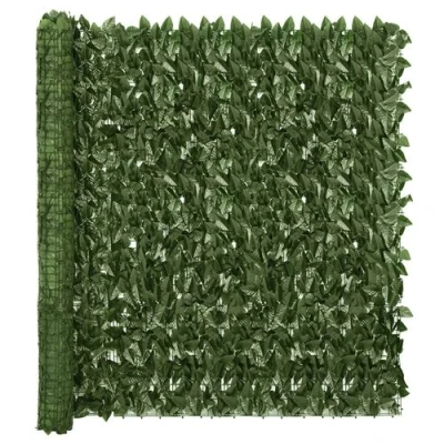 Afbeelding van vidaXL Balkonscherm Donkergroen 400 x 150 cm