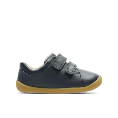 Afbeelding van Clarks Roamer Craft T Sneaker voor baby&#039;s, jongens, eenheidsmaat, Marineblauw leer