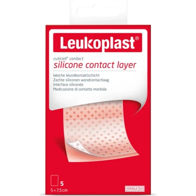 Afbeelding van Leukoplast Cuticell Contact Wondcontactlaag Siliconen 5ST