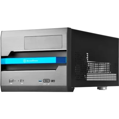Afbeelding van Silverstone SG12 (Mini ITX, Mini DTX, mATX), PC behuizing, Zwart