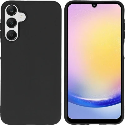 Afbeelding van iMoshion Hoesje Geschikt voor Samsung Galaxy A25 Siliconen Color Backcover Zwart