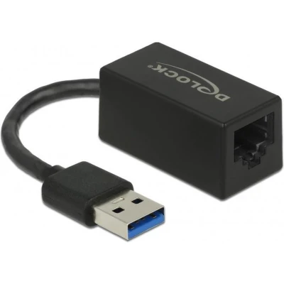 Afbeelding van Delock USB 2.0 Adapter [1x A stekker 1x RJ45 bus] 65903 12.7 cm