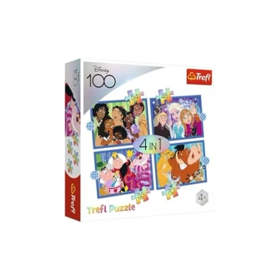 Afbeelding van Disney 4 in 1 Puzzel 5900511346183