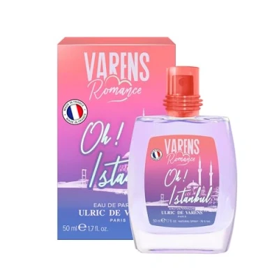 Afbeelding van ULRIC de Varens Romance Oh! Istanbul Eau Parfum Cyprus, Fleuri, Muskus Damesparfum Spray Made in France 50 ml