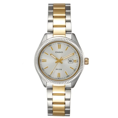 Afbeelding van Casio Horloge silvercoloured/goldcoloured, Dames, Maat: One Size, Silver coloured/gold coloured