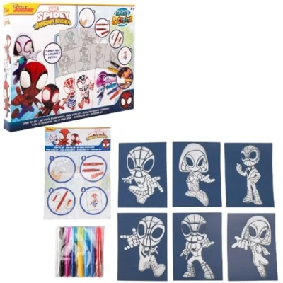 Image de Set dessin de 7 spray stylos Canenco Spidey Marvel