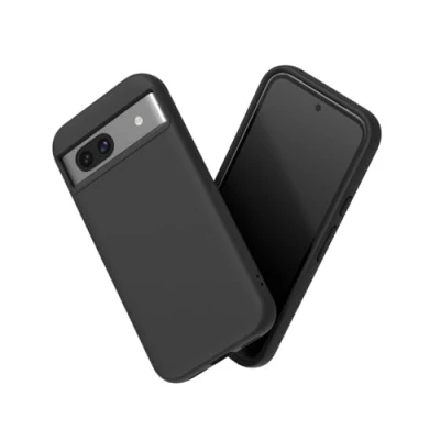 Afbeelding van RHINOSHIELD Hoesje compatibel met [Pixel 8a] SolidSuit dunne hoes schokabsorberende technologie en premium matte afwerking klassiek zwart