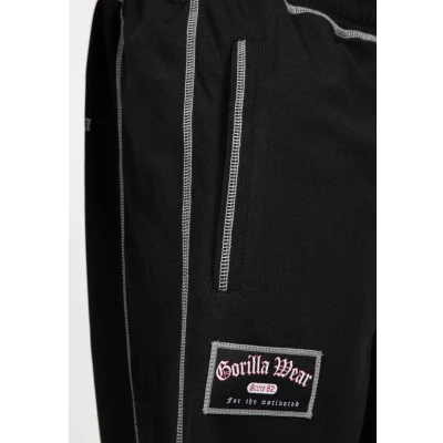 Afbeelding van Gorilla Wear Marlow Mesh Shorts Trainingsbroek Zwart/Grijs S/M