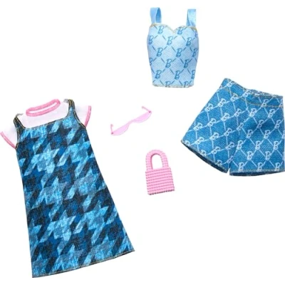 Afbeelding van Barbie Fashion Pack HRH45 2 outfits voor poppenkleding