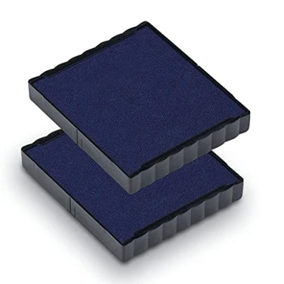 Afbeelding van Trodat 2 stuks 6/4924 reservekussens voor Printy 4924 4940 4724 4740 inktblauw 9008056834533