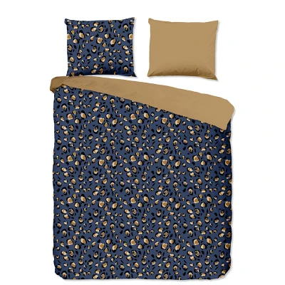 Afbeelding van Pure Dekbedovertrek &quot;dierenprint&quot; Blauw (240x200/220 cm) Microfiber