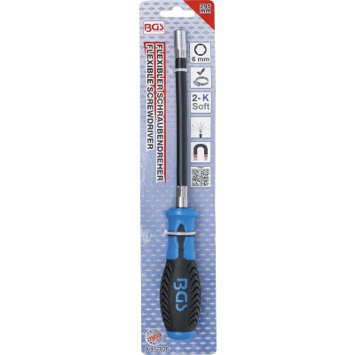 Afbeelding van Slangklem schroevendraaier 6 kant 6mm Flexibel Slangklemmen Dopsleutel BGS7826