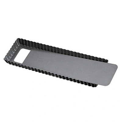 Afbeelding van WMF La Forme Plus taart/quiche vorm, rechthoekig met afneembare bodem