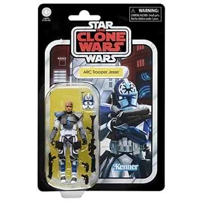 Afbeelding van Star Wars Hasbro The Vintage Collection, 9,5 cm Arc Trooper Jesse figuur van Clone voor kinderen, vanaf 4 jaar, F4479, meerkleurig