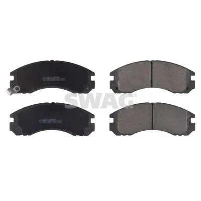 Afbeelding van SWAG 80 91 6776 Remblokkenset Vooras Met akoestische slijtagewaarschuwing MITSUBISHI: Outlander 3, 2 SUV, Lancer 8 Limousine, PEUGEOT: 4007