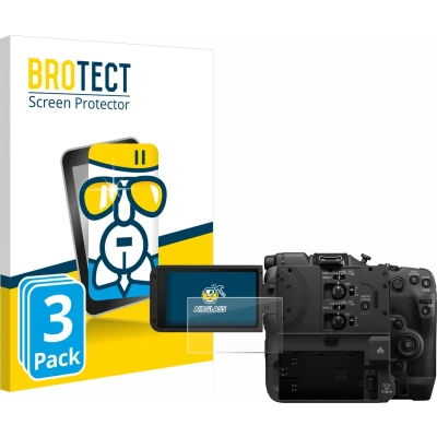 Afbeelding van BROTECT Screenprotector voor Canon EOS C400 Folie Beschermfolie Beschermglas transparant (3 Stuks)
