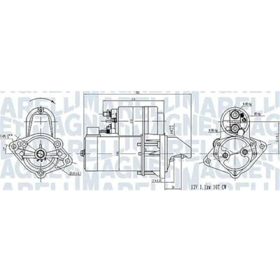 Afbeelding van Magneti Marelli Starter 063720519010