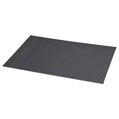 Afbeelding van RHODIA 194478C handonderlegger van titanium, 60 x 40 cm, oranje buitenmateriaal kunstleer collectie Home Office Rhodiarama organisatie voor kantoor en opslag design