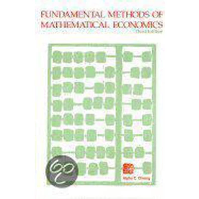 Afbeelding van Fundamental Methods Of Mathematical Economics