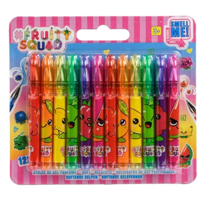 Afbeelding van Fruity Squad Mini Gelpennen met Geur, 12st.